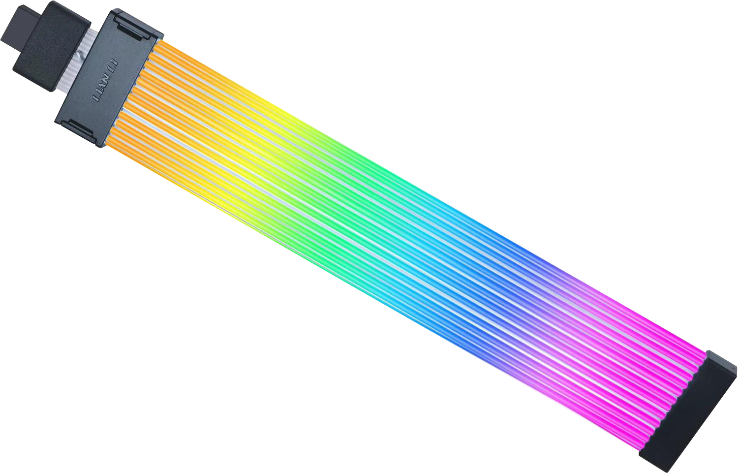 Lian Li Strimer Wireless 16-12, 12V-2x6 PCIe Verlängerungskabel, 12 Lichtleiter, RGB beleuchtet