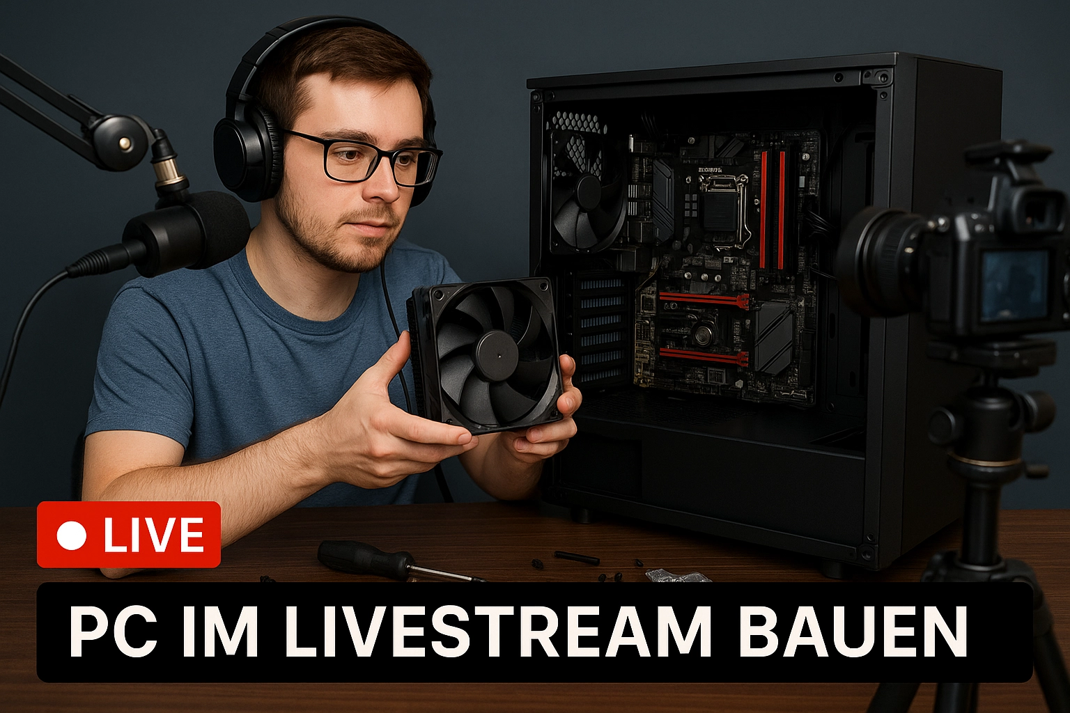 Meinen PC im Livestream bauen