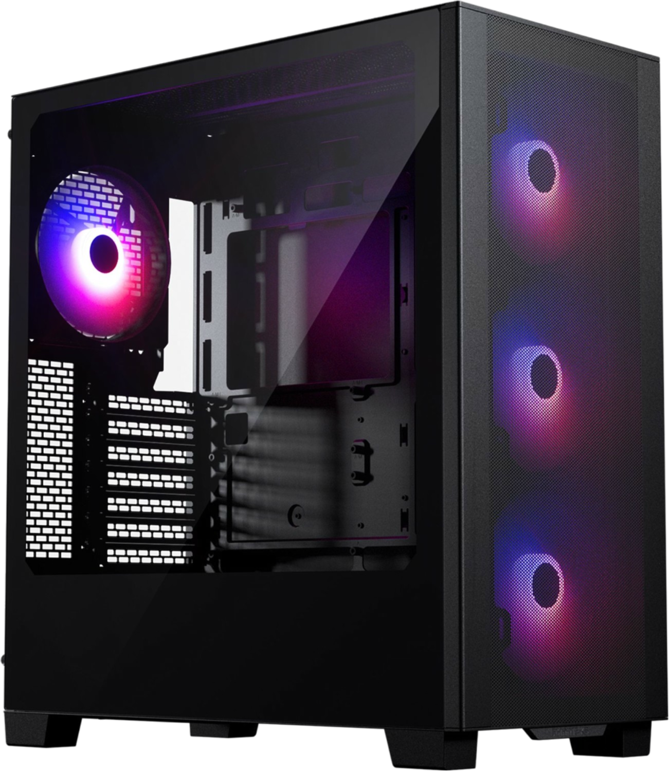 Phanteks XT Pro Ultra Satin Black, schwarz, Glasfenster